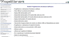 Desktop Screenshot of progetti-hw-sw.it